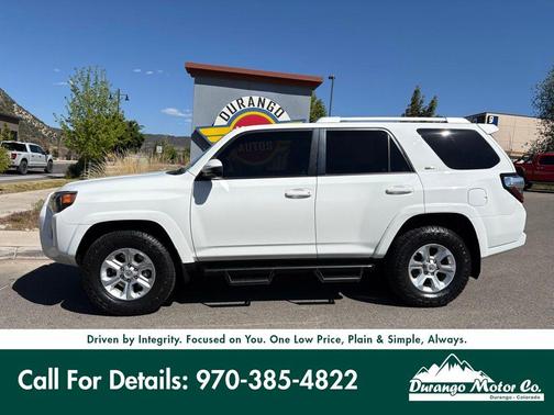 Super White 2018 Toyota 4Runner SR5