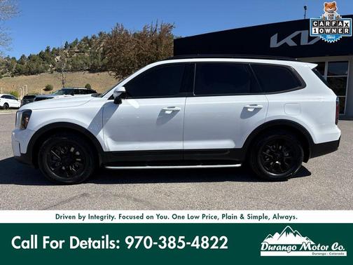 Glacial White Pearl 2025 Kia Telluride SX-Prestige X-Pro