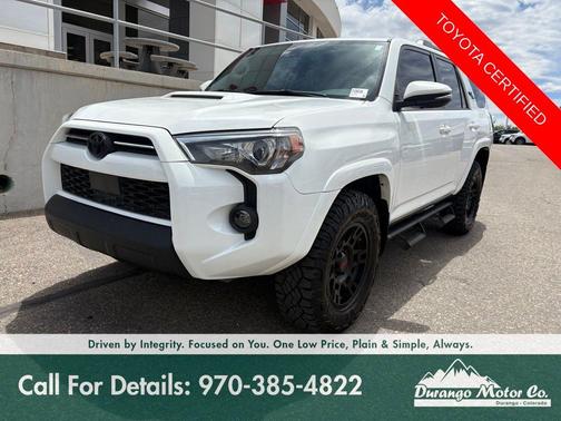 Super White 2021 Toyota 4Runner TRD Off Road Premium