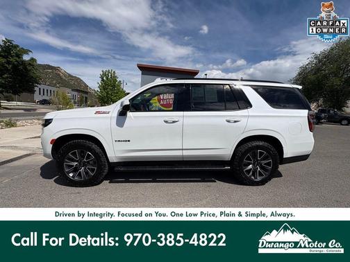 Iridescent Pearl Tricoat 2021 Chevrolet Tahoe Z71