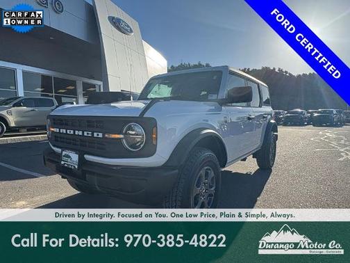 OXFORD WHITE 2025 Ford Bronco BIG BEND SUV