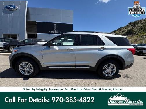 ICONIC SILVER METALLIC 2022 Ford Explorer XLT