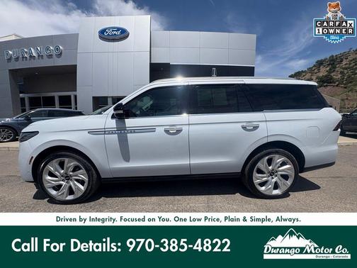 Crystal White 2025 Lincoln Navigator Reserve