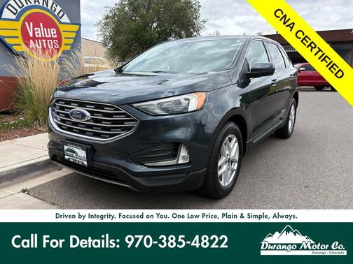 Blue Metallic 2022 Ford Edge SEL
