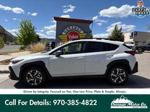 Crystal White Pearl 2025 Subaru Crosstrek Premium