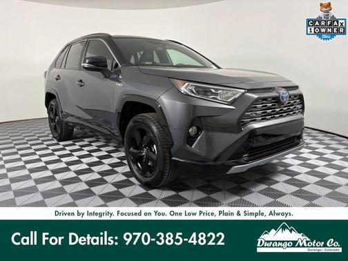 Midnight Black Metallic 2021 Toyota RAV4 Hybrid XSE