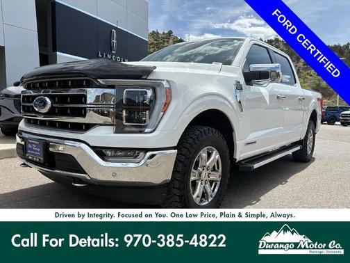 STAR WHITE MET TRI-COAT 2022 Ford F-150 LARIAT