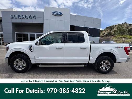 STAR WHITE MET TRI-COAT 2022 Ford F-150 LARIAT
