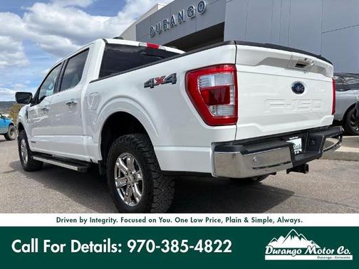 STAR WHITE MET TRI-COAT 2022 Ford F-150 LARIAT