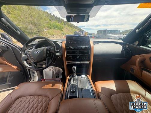 Aspen White 2024 INFINITI QX80 SENSORY