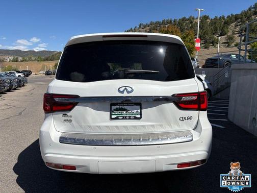 Aspen White 2024 INFINITI QX80 SENSORY