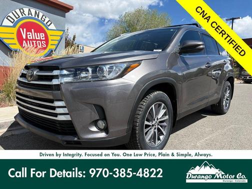 Predawn Gray Mica 2019 Toyota Highlander XLE