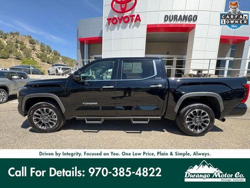 Midnight Black Metallic 2025 Toyota Tundra Limited