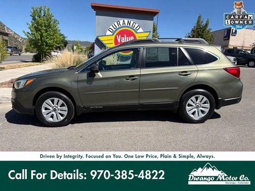 Wilderness Green Metallic 2015 Subaru Outback 2.5i Premium