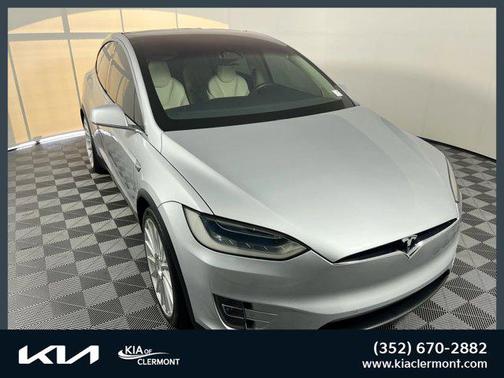 Silver Metallic 2018 Tesla Model X P100D