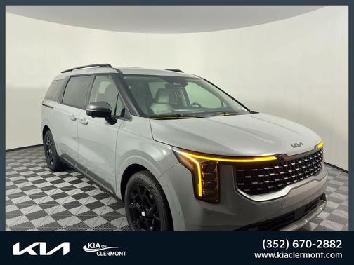 Ceramic Silver 2026 Kia Carnival Hybrid SX