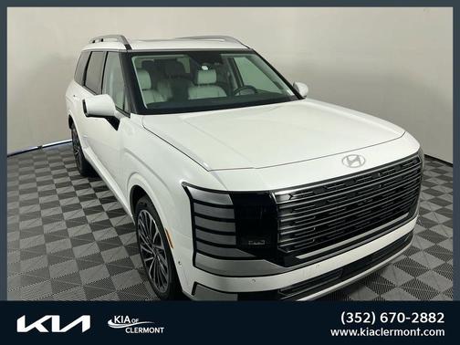 Creamy White Pearl 2026 Hyundai Palisade Hybrid Calligraphy