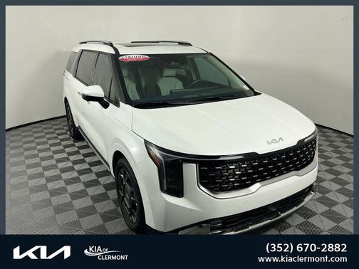 Snow White Pearl 2026 Kia Carnival Hybrid SX