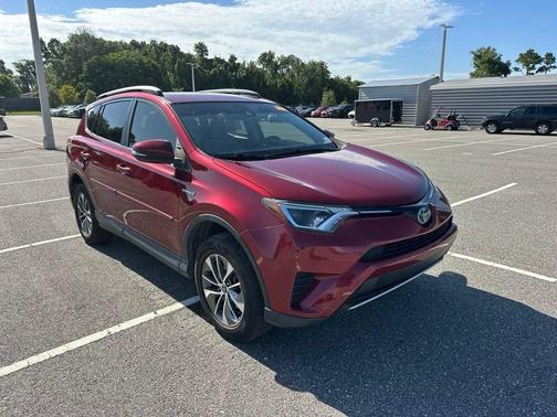 Ruby Flare Pearl 2018 Toyota RAV4 Hybrid LE