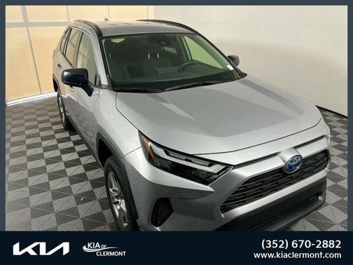 Silver Sky Metallic 2023 Toyota RAV4 Hybrid LE