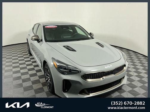Ceramic Silver 2023 Kia Stinger GT-Line