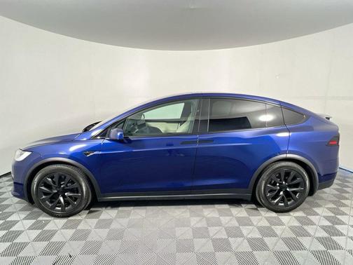 Deep Blue Metallic 2023 Tesla Model X Plaid Tri Motor All-Wheel Drive