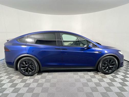 Deep Blue Metallic 2023 Tesla Model X Plaid Tri Motor All-Wheel Drive