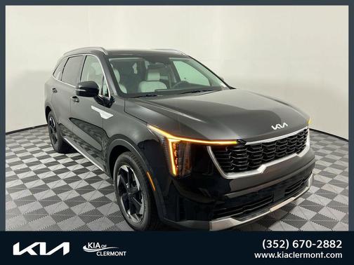 Aurora Black Pearl 2026 Kia Sorento Hybrid EX