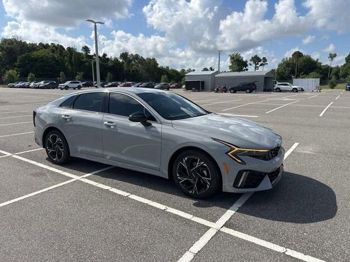 Wolf Gray 2025 Kia K5 GT-Line