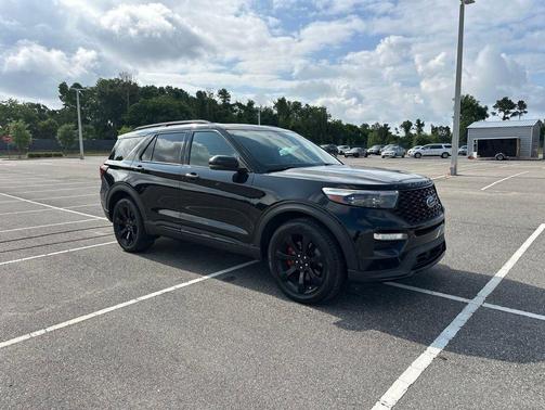 AGATE BLACK METALLIC 2022 Ford Explorer ST