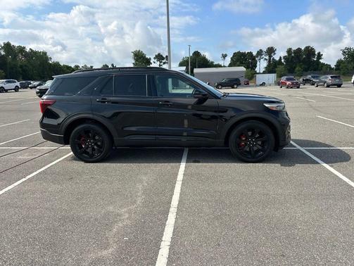 AGATE BLACK METALLIC 2022 Ford Explorer ST