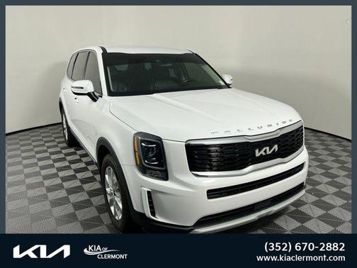 Glacial White Pearl 2022 Kia Telluride LX