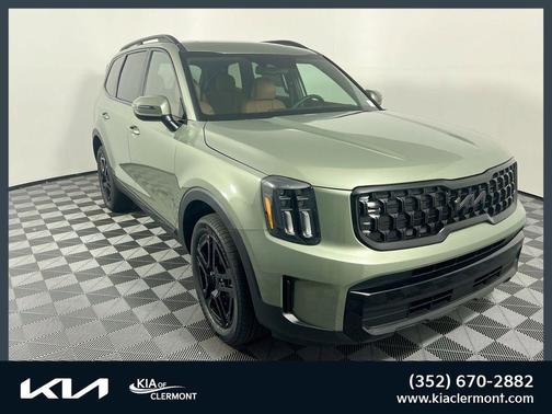 Jungle Green 2025 Kia Telluride EX X-Line