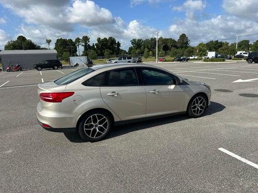 White Gold Metallic 2017 Ford Focus SEL