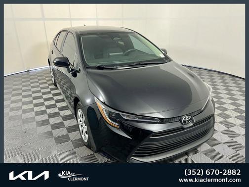 Midnight Black Metallic 2024 Toyota Corolla LE
