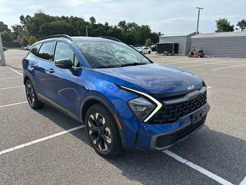 Sapphire Blue 2023 Kia Sportage X-Line