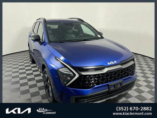 Sapphire Blue 2023 Kia Sportage X-Line