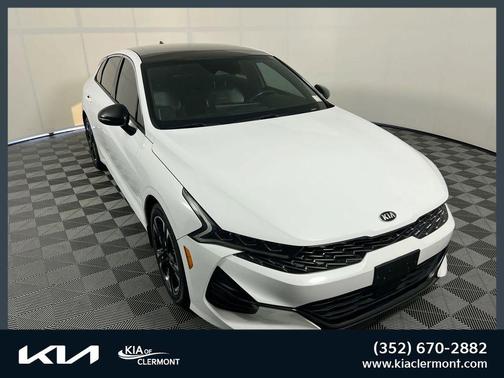 Glacial White Pearl 2021 Kia K5 GT-Line