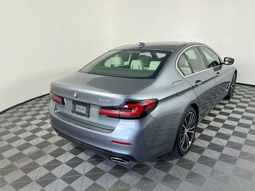 Bluestone Metallic 2021 BMW 540 540i