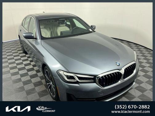 Bluestone Metallic 2021 BMW 540 540i