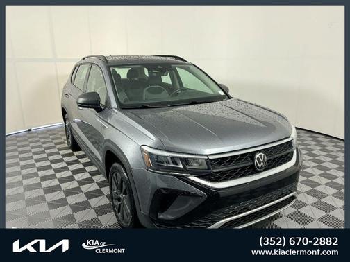 Platinum Gray Metallic 2024 Volkswagen Taos 1.5T S