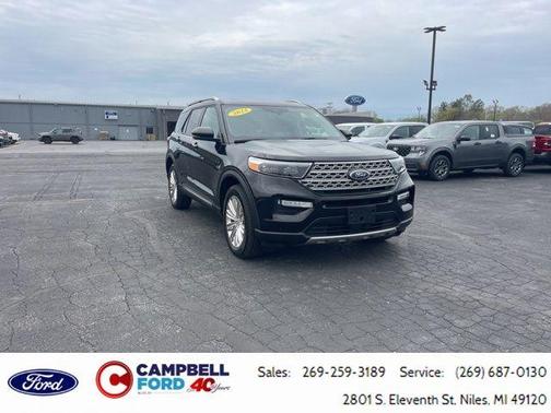 Black Metallic 2023 Ford Explorer Limited