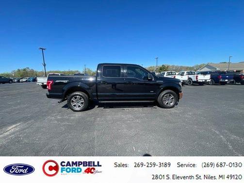 Shadow Black 2017 Ford F-150 XLT