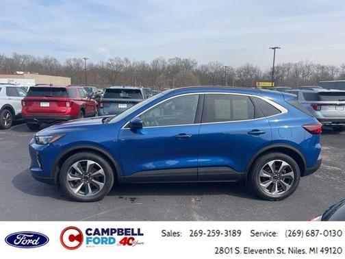 Atlas Blue Metallic 2023 Ford Escape Platinum