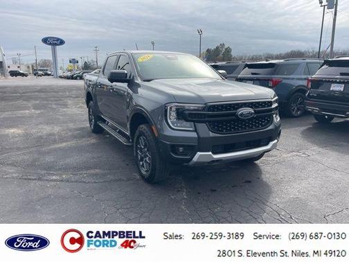 Gray Metallic 2024 Ford Ranger XLT