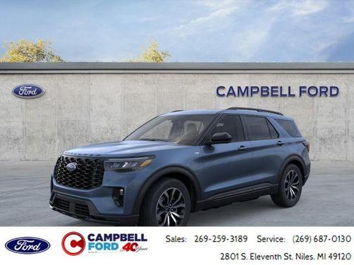 Vapor Blue Metallic 2026 Ford Explorer ST-Line
