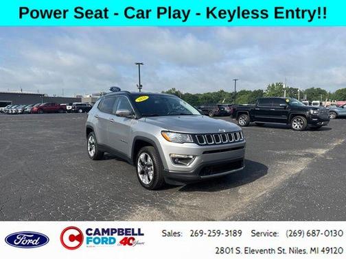 Billet Silver Metallic Clearcoat 2021 Jeep Compass Limited