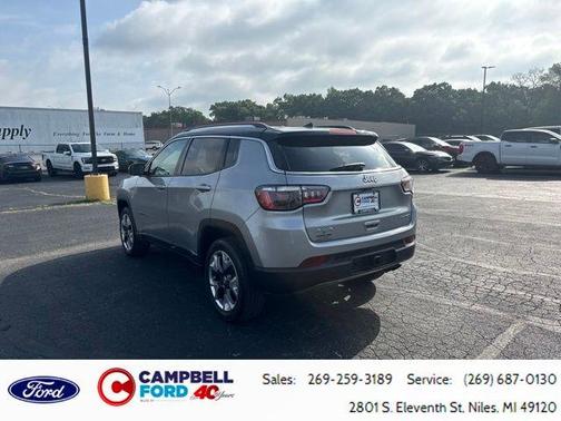 Billet Silver Metallic Clearcoat 2021 Jeep Compass Limited