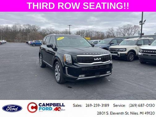 Black 2022 Kia Telluride SX