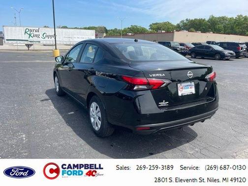 Black 2025 Nissan Versa S